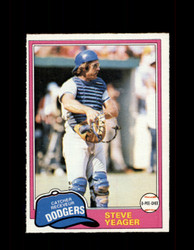1981 STEVE YEAGER OPC #318 O-PEE-CHEE DODGERS GRAY BACK *G3078