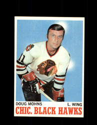 1970 DOUG MOHNS TOPPS #16 BLACK HAWKS *G3150
