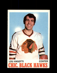 1970 LOU ANGOTTI TOPPS #13 BLACK HAWKS *G3155