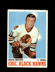 1970 DOUG MOHNS TOPPS #16 BLACK HAWKS *G3162