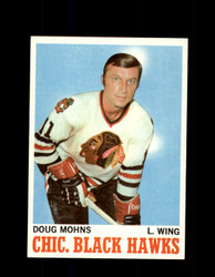 1970 DOUG MOHNS TOPPS #16 BLACK HAWKS *G3163