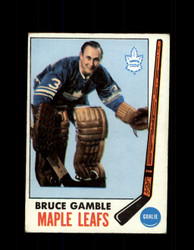 1969 BRUCE GAMBLE TOPPS #144 MAPLE LEAFS *G3330