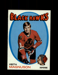 1971 KEITH MAGNUSON TOPPS #69 BLACK HAWKS *G3446