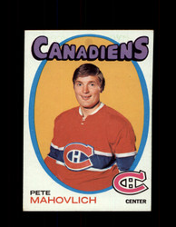 1971  PETE MAHOVLICH TOPPS #84 CANADIENS *G3457