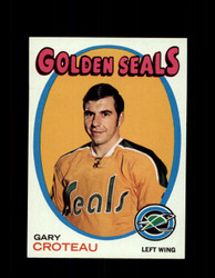 1971 GARY CROTEAU TOPPS #17 GOLDEN SEALS *G3469