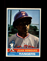 1976 JUAN BENIQUEZ OPC #496 O-PEE-CHEE RANGERS *G3611