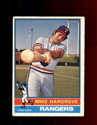 1976 MIKE HARGROVE OPC #485 O-PEE-CHEE RANGERS *G3861
