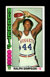 1976 RALPH SIMPSON TOPPS #22 NUGGETS 