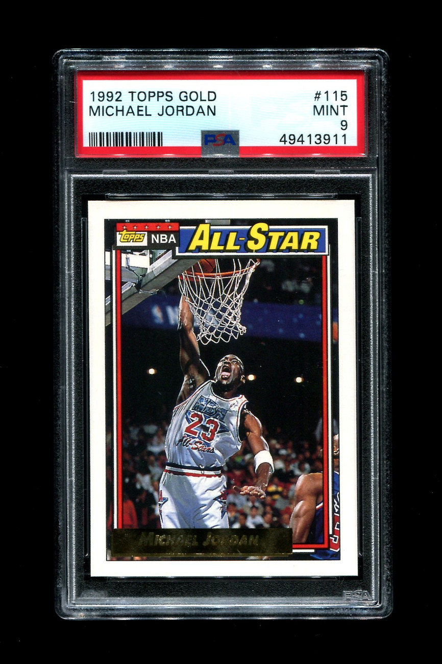 1992 Topps GOLD ALL STAR PSA 9 マイケルジョーダン 1992 Topps GOLD ALL STAR PSA 9 マイケルジョーダン