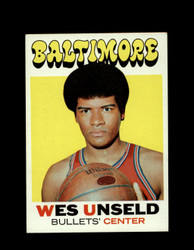 1971 WES UNSELD TOPPS #95 BULLETS *7926