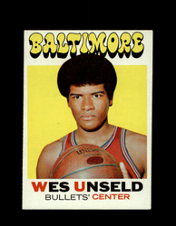 1971 WES UNSELD TOPPS #95 BULLETS *7925