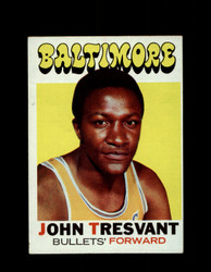 1971 JOHN TRESVANT TOPPS #37 BULLETS *7906
