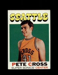 1971 PETE CROSS TOPPS #33 SUPER SONICS *7905