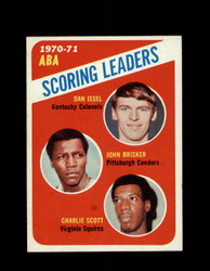 1971 SCORING AVG. LEADERS TOPPS #147 ISSEL *7891