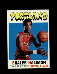 1971 SHALER HALIMON TOPPS #89 TRAIL BLAZERS *7862