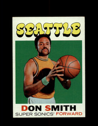 1971 DON SMITH TOPPS #109 SUPER SONICS *7860