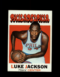 1971 LUKE JACKSON TOPPS #5 76ERS *6783