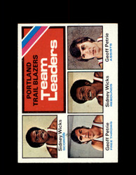 1975 TRAIL BLAZERS TOPPS #131 TEAM LEADERS *6333