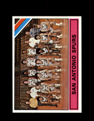1975 SAN ANTONIO SPURS TOPPS #327 TEAM CARD *6352