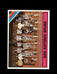 1975 SAN ANTONIO SPURS TOPPS #327 TEAM CARD *6360