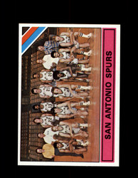 1975 SAN ANTONIO SPURS TOPPS #327 TEAM CARD *6284