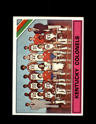 1975 KENTUCKY COLONELS TOPPS #323 TEAM CARD *6288