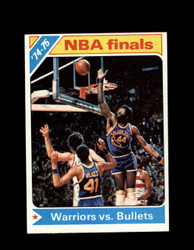 1975 NBA FINALS TOPPS #189 WARRIORS VS BULLETS *6405