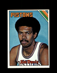 1975 JIM DAVIS TOPPS #174 PISTONS *6486