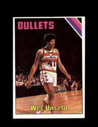 1975 WES UNSELD TOPPS #115 BULLETS *6528