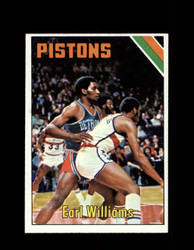1975 EARL WILLIAMS #109 PISTONS *6518