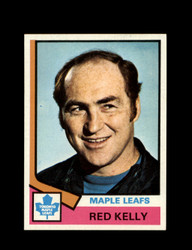 1974 RED KELLY TOPPS #76 MAPLE LEAFS *6702