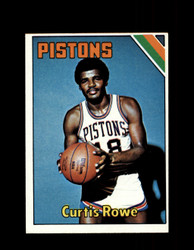 1975 CURTIS ROWE TOPPS #68 PISTONS *6027