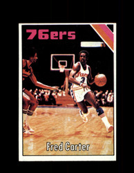 1975 FRED CARTER TOPPS #38 76ERS *3554