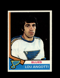 1974 LOU ANGOTTI TOPPS #63 BLUES *6202