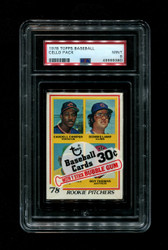 1978 CELLO PACK TOPPS BASEBALL ROOKIE PITCHERS-TOP PSA 9