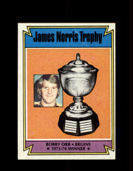 1974 BOBBY ORR TOPPS #248 JAMES NORRIS TROPHEY *8302