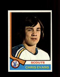 1974 CHRIS EVANS TOPPS #59 SCOUTS *5753