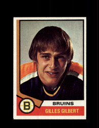 1974 GILLES GILBERT TOPPS #10 BRUINS *9793