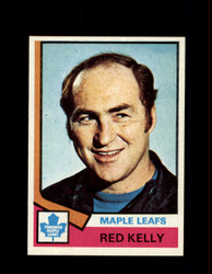 1974 RED KELLY TOPPS #76 MAPLE LEAFS *6815