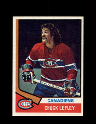 1974 CHUCK LEFLEY TOPPS #178 CANADIENS *G5888