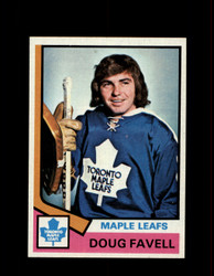 1974 DOUG FAVELL TOPPS #46 MAPLE LEAFS *G6322
