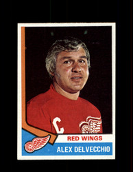 1974 ALEX DELVECCHIO TOPPS #222 RED WINGS *3997