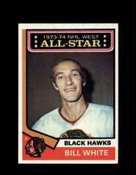 1974 BILL WHITE TOPPS #136 BLACK HAWKS *R4681