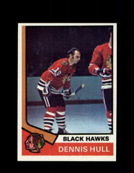 1974 DENNIS HULL TOPPS #150 BLACK HAWKS *G3714