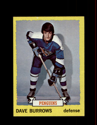 1973 DAVE BURROWS TOPPS #27 PENGUINS *R2145
