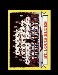 1973 ST. LOUIS BLUES TOPPS #105 TEAM CARD *5896