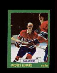 1973 JACQUES LEMAIRE TOPPS #56 CANADIENS *6470