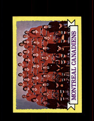 1973 MONTREAL CANADIENS TOPPS #100 TEAM CARD *R3444