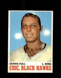 1970 DENNIS HULL TOPPS #14 BLACK HAWKS TOPPS #14 
