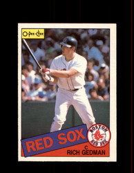 1985 RICH GEDMAN OPC #18 O-PEE-CHEE RED SOX *3976